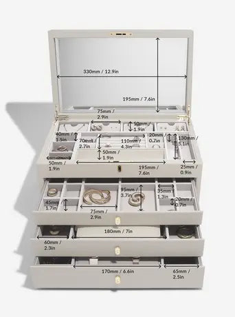 Ultimate Jewellery Box-Oatmeal