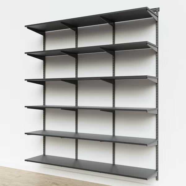 Click-in Melamine Shelf W: 60 D: 40- Graphite