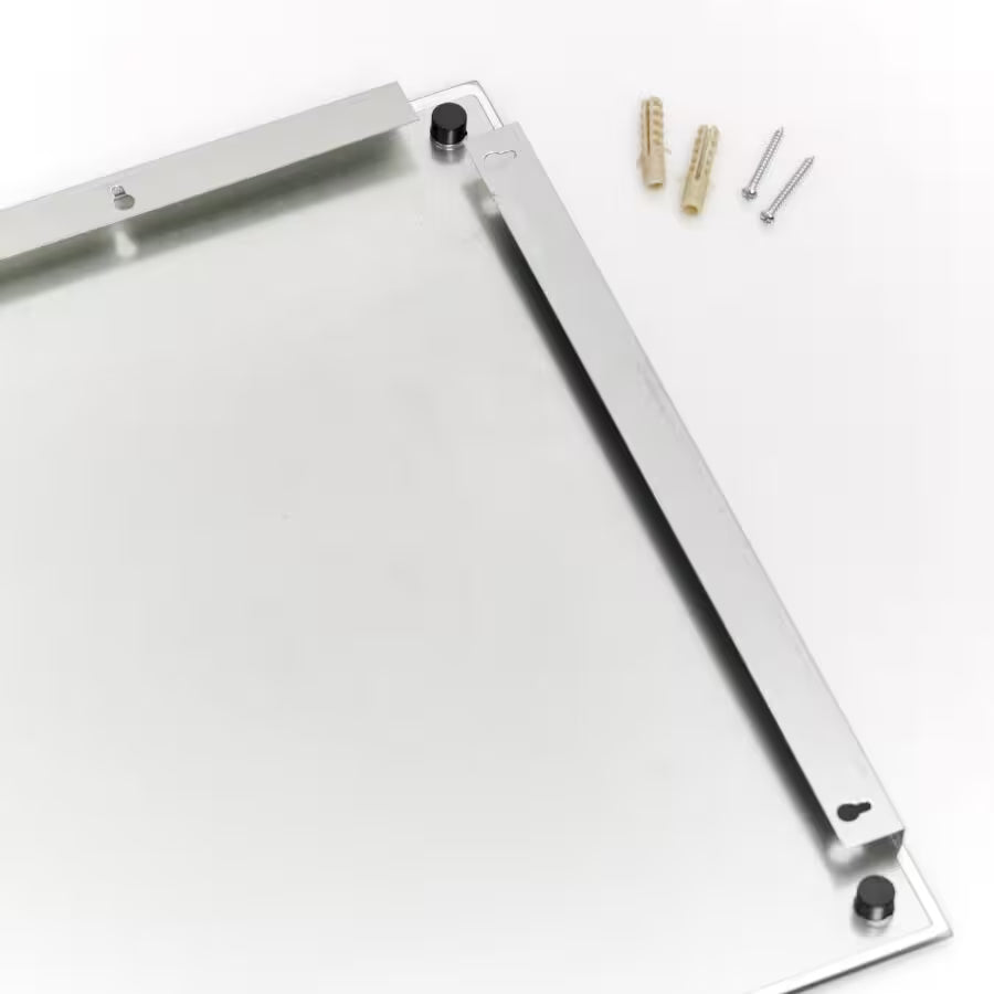 Memo Board- Glass- White- 40 x 40cm