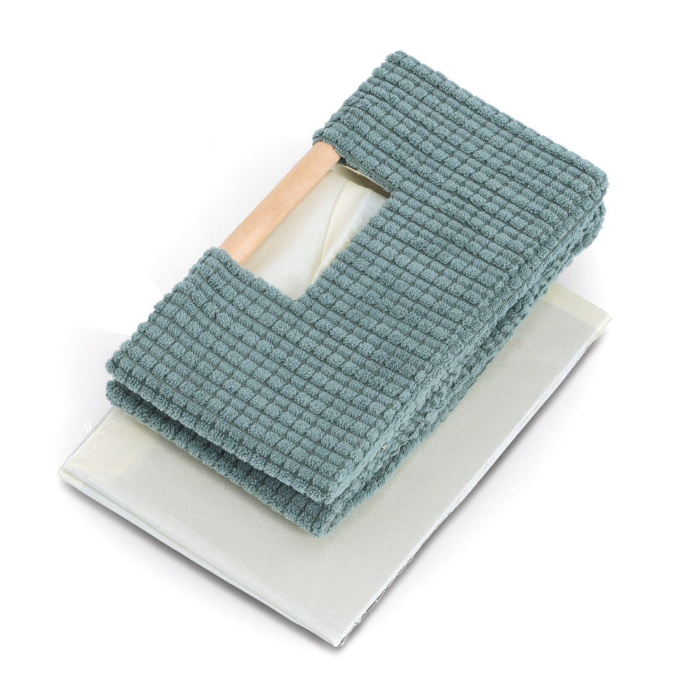 Storage Basket, Cotton/Polyester/Wood, Sage - Various Sizes