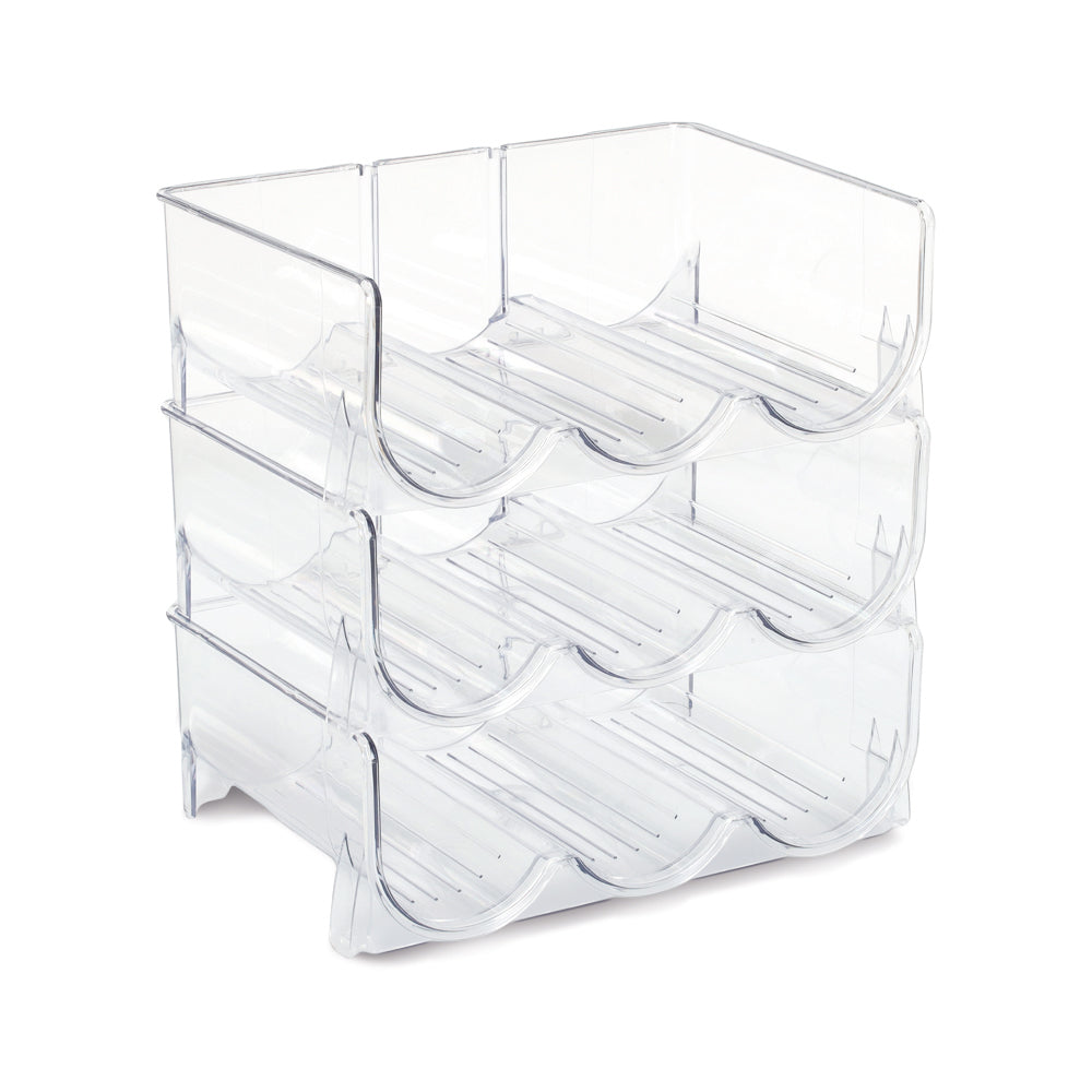 Bottle Rack For 3 Bottle, Stackable, Plastic