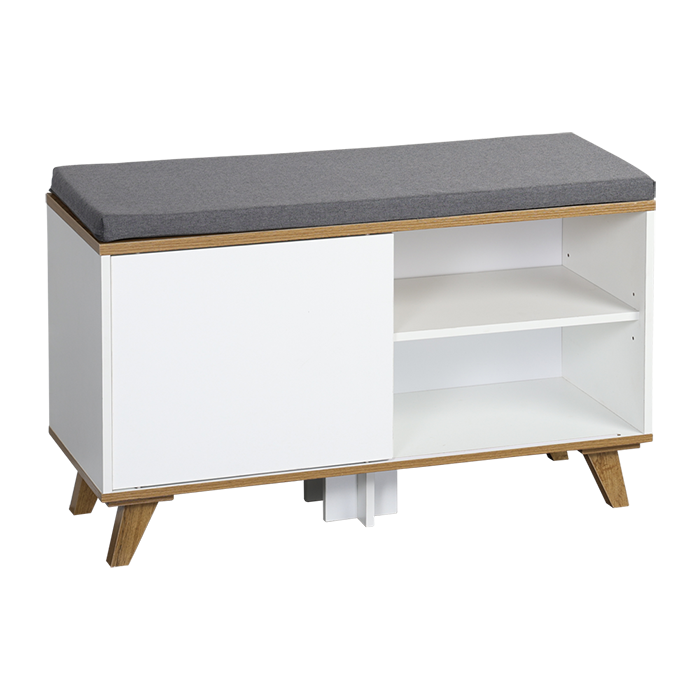Shoe Cabinet Cushion White