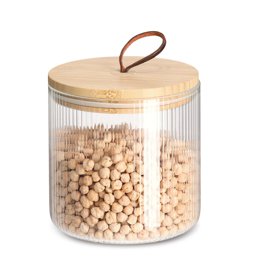 Storage Jar with Bamboo Lid - The Organised Store