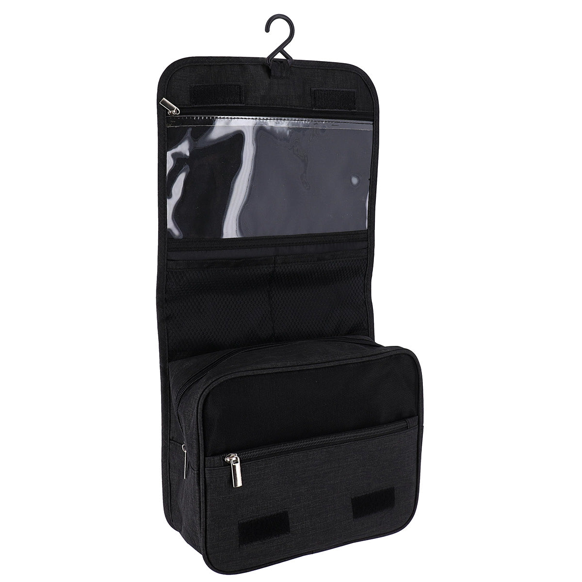 Zipped Toilet Bag with Hanging Hook