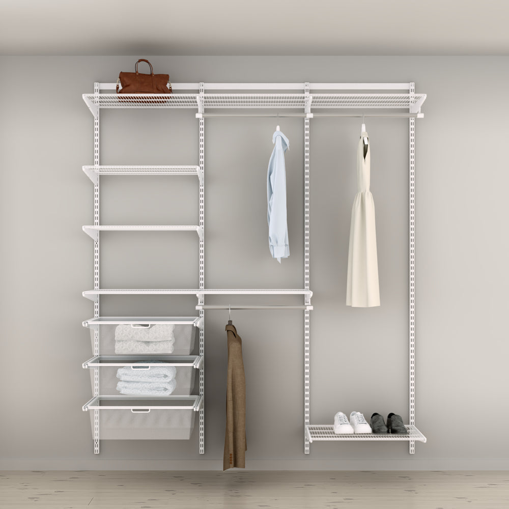 Closet SolutionGliding Drawers and double-hanging W: 1862 mm H2140mm