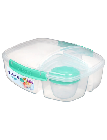 Make & Take Bento Lunch Box - Large - 2 L - Jade Green