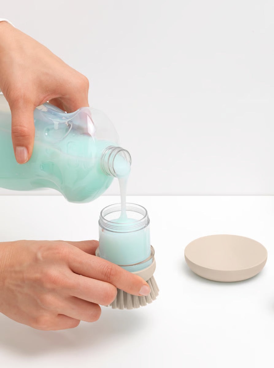 Soap Dispensing Dish Brush-Various Colours - The Organised Store