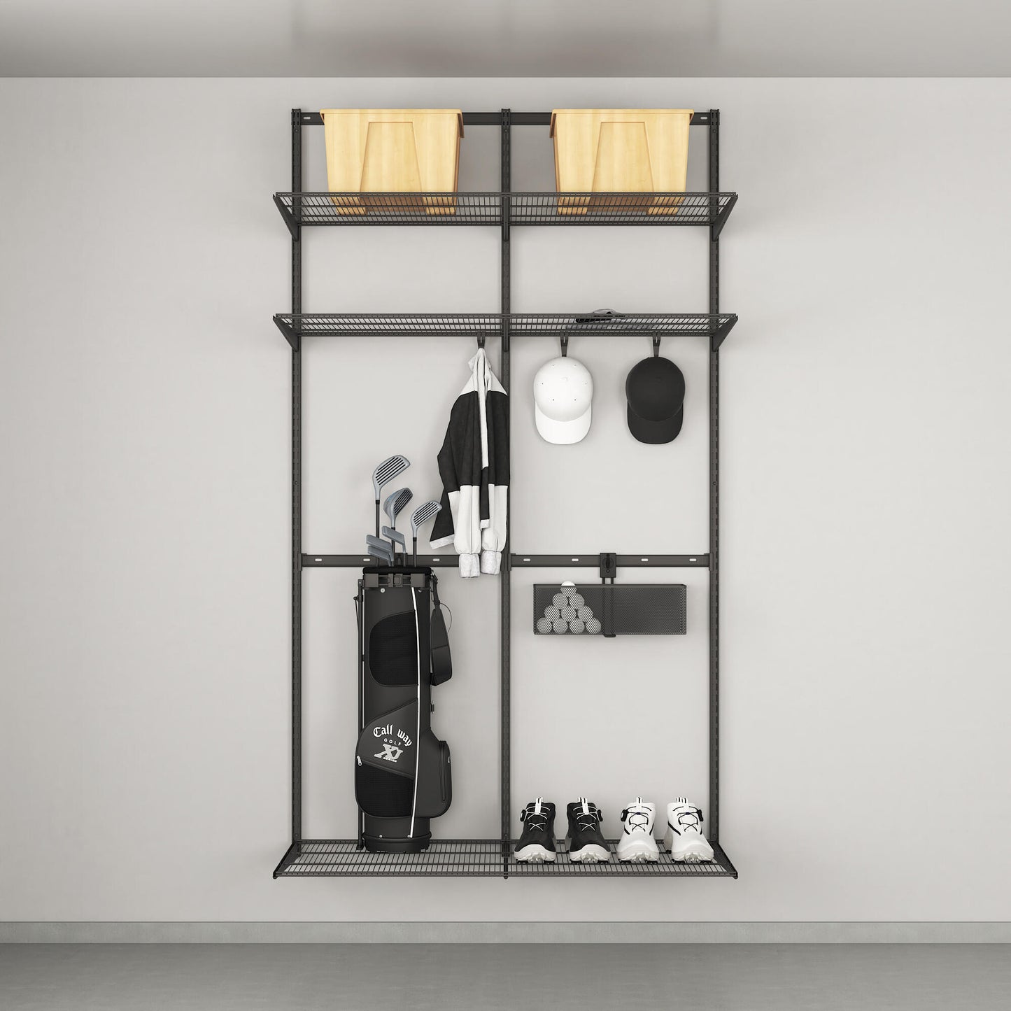 Golf Storage Solution Bundle: W: 1253 mm