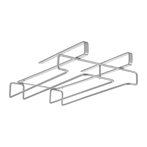 My-Glass Undershelf Glass Holder - Silver Metallized