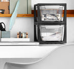 Stackable Drawer Unit- 6L- Black