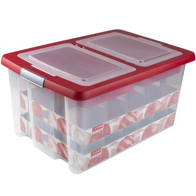 First Aid Storage Box With Tray 6L - White/Red