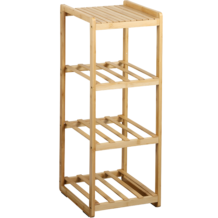 Shelf With 3 Boxes Bamboo