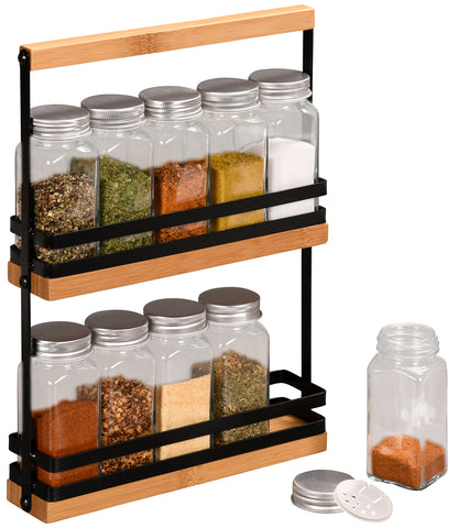 Bellwood 3-Tier Spice Shelf - White/Natural