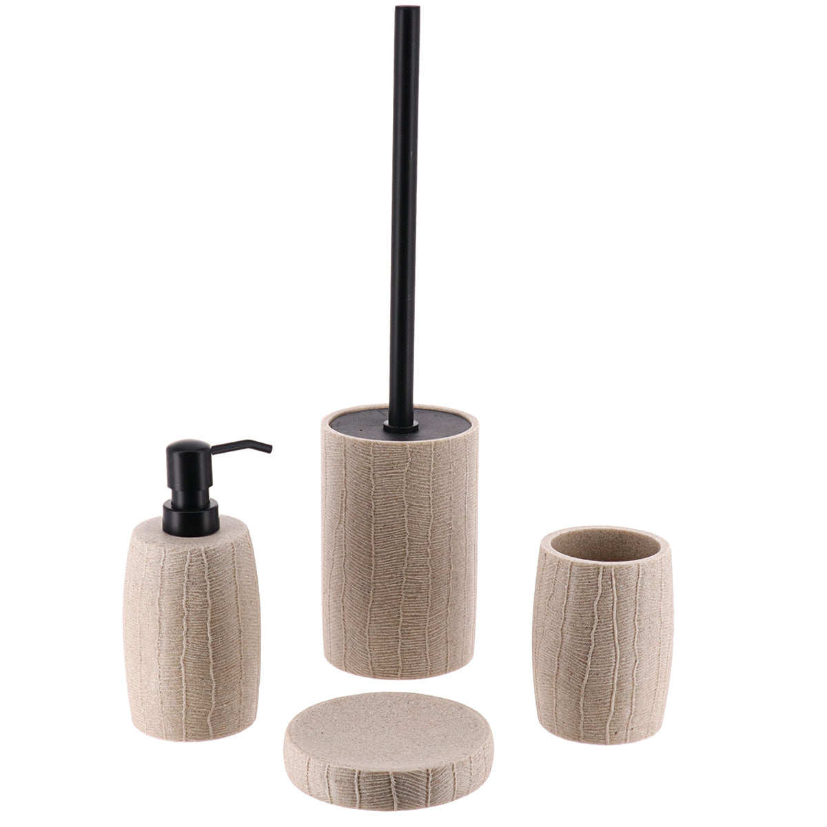 Polyresin Tumbler Leaf Effect - Natural