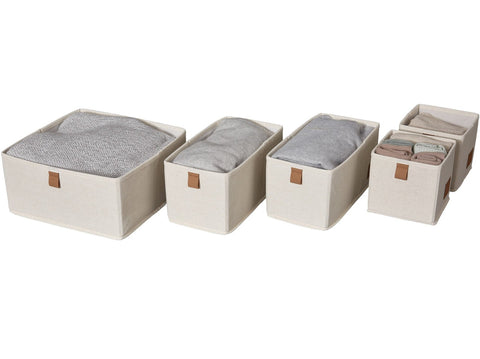 Storage Box With Lid - Grey With Elephant