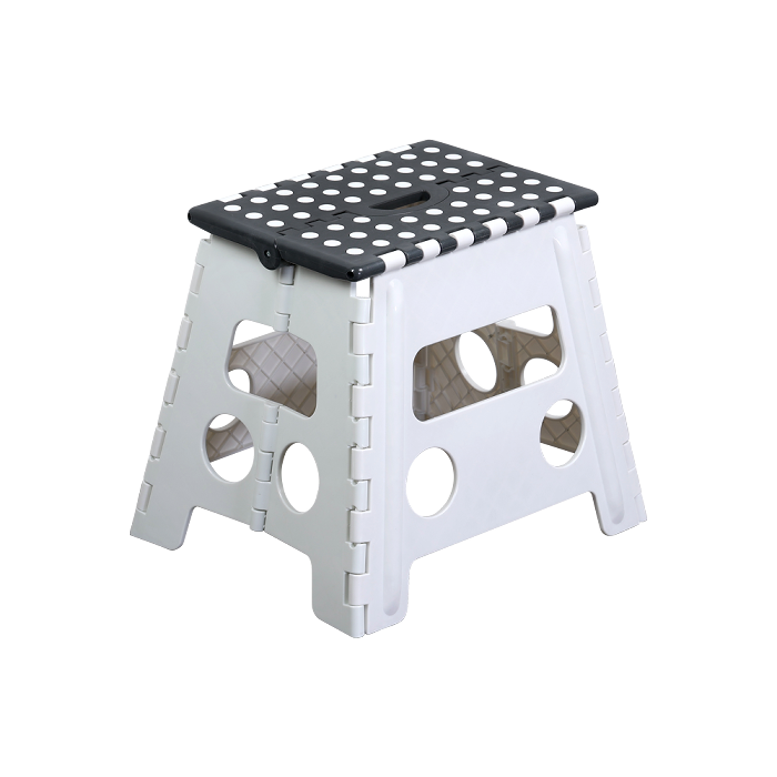 Folding Stool White And Grey