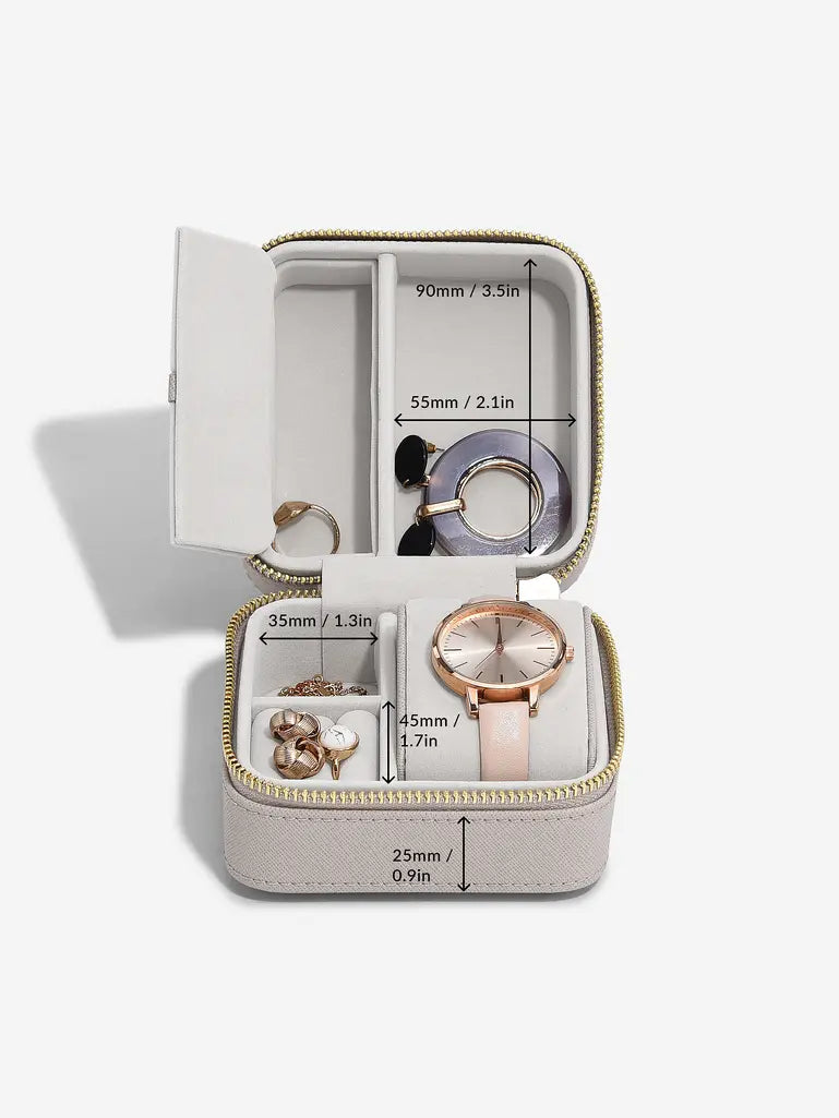 Womens Watch Jewellery Box-Taupe