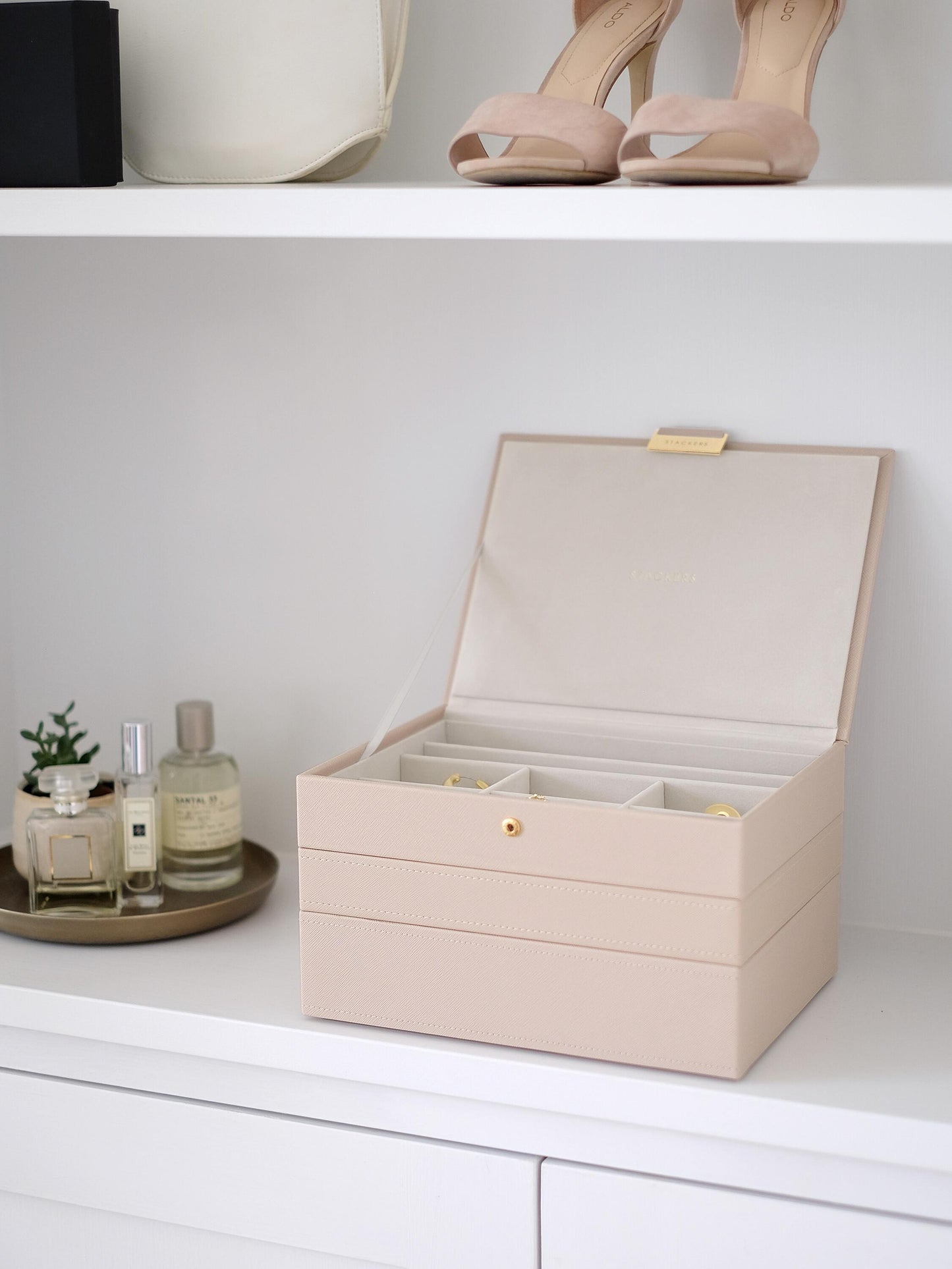 Classic Set of 3 Jewellery Box- Blush