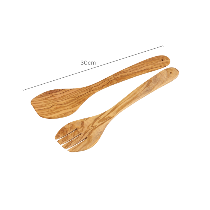 Salad Servers Olive Wood
