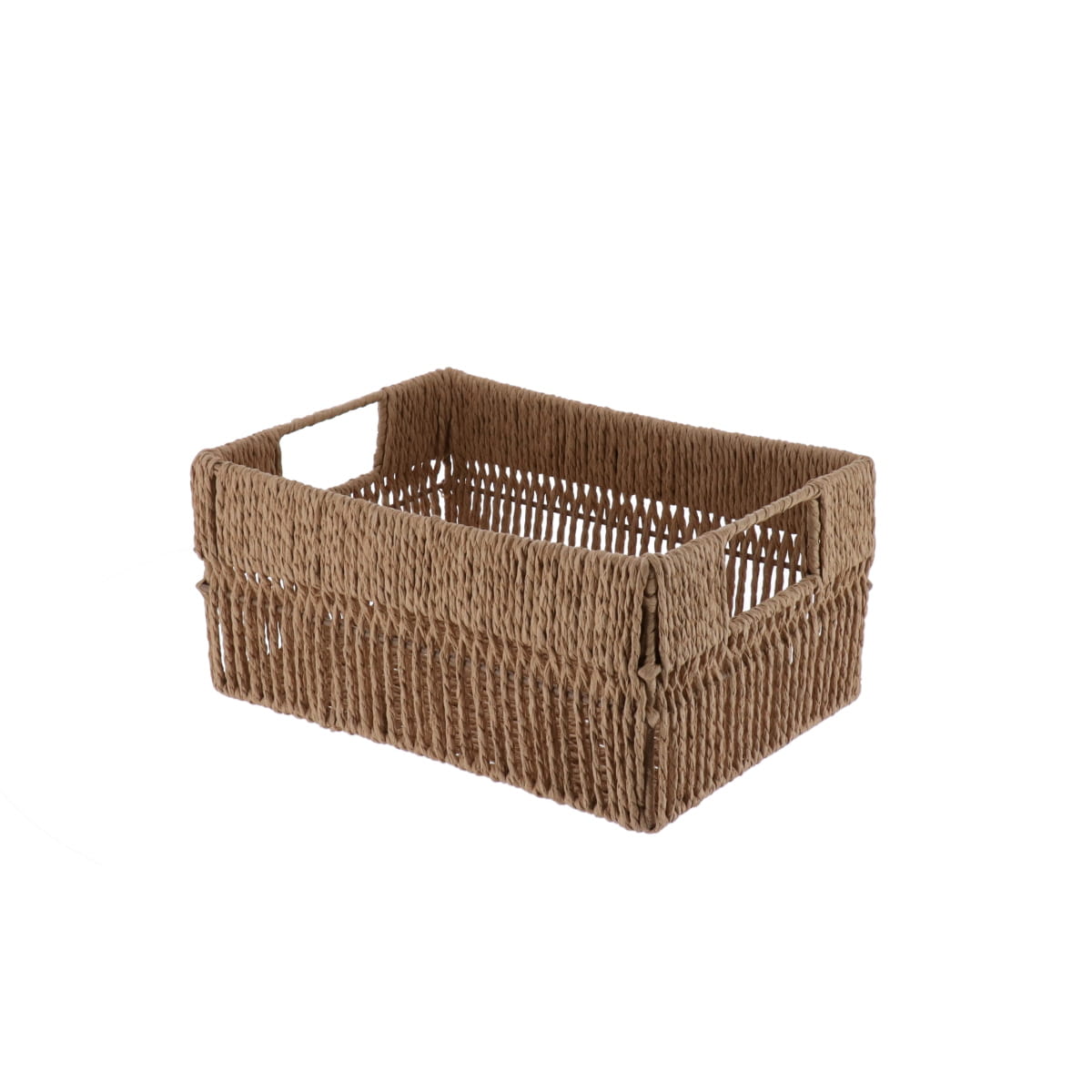 Paper/Metal Rectangular Baskets, Natural - Various Sizes
