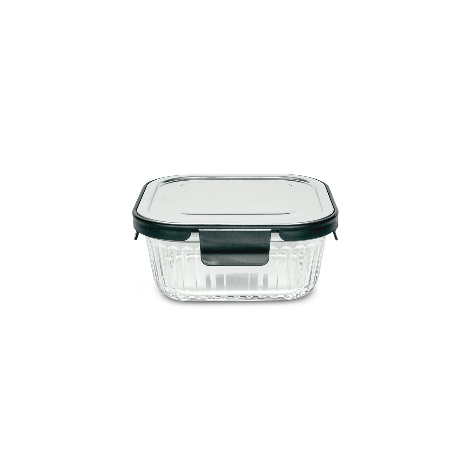 Glass Square Container with Steel Lid -Various Sizes