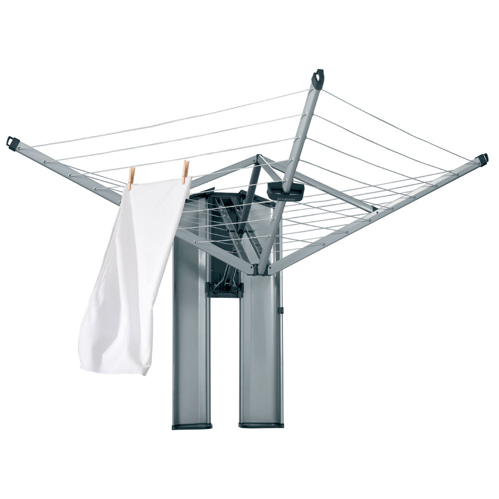 Brabantia Wall Mounted Washing Line With Storage Box WALLFIX