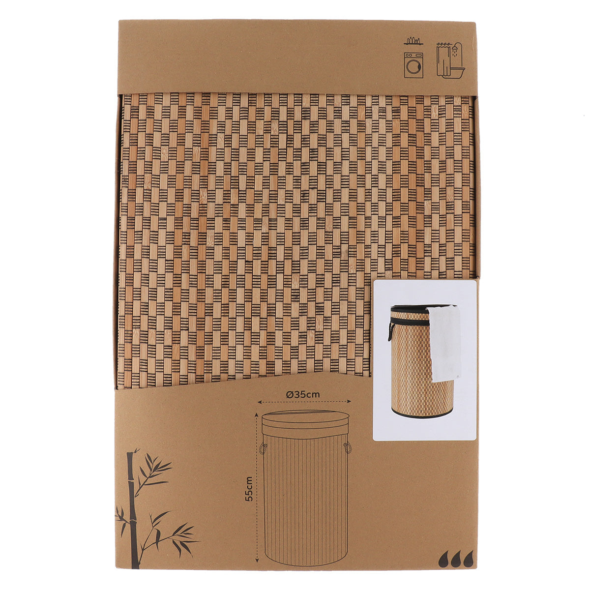 Foldable Cotton Laundry Hamper with Integrated Lid-Various- BLACK FRIDAY SALE**-20%