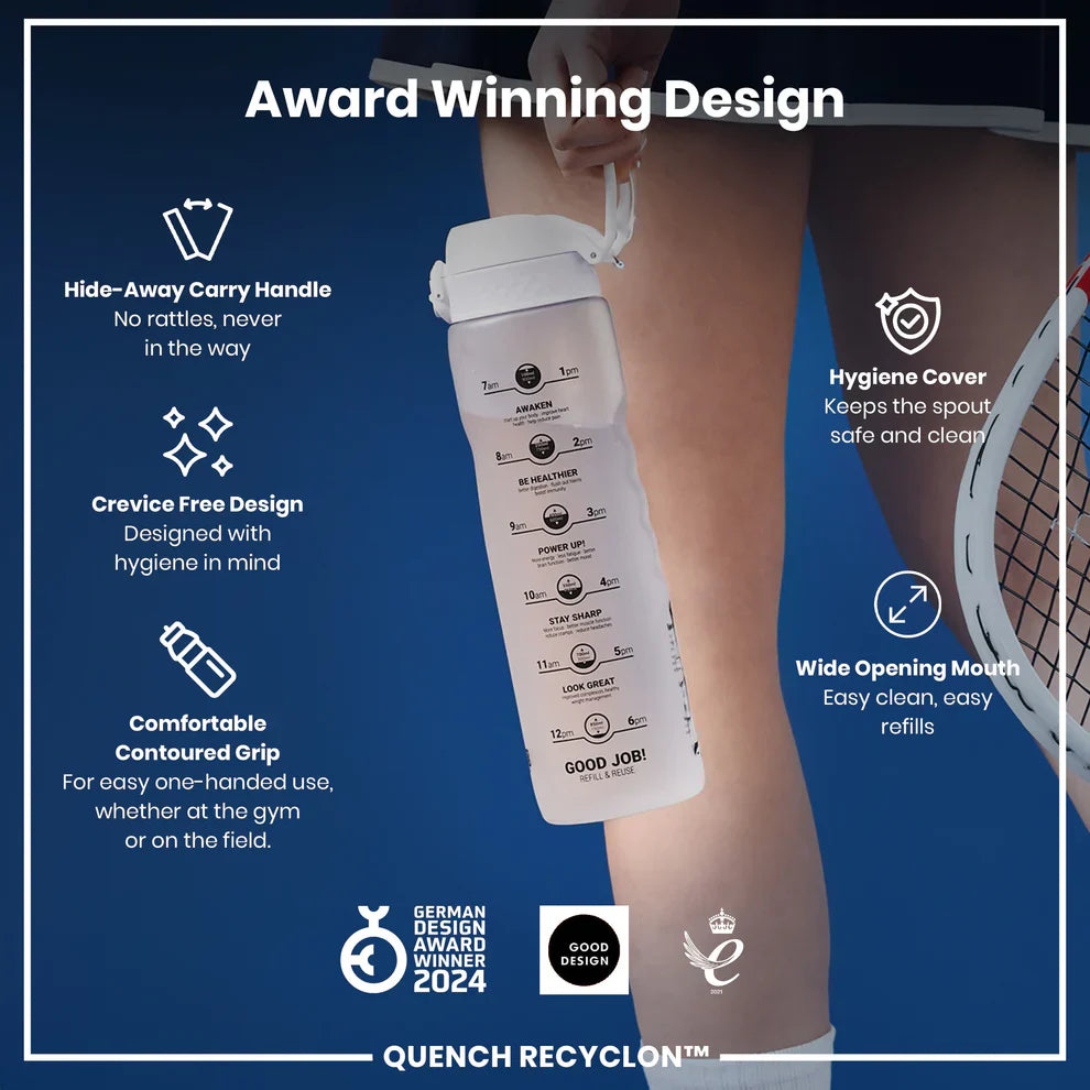 Ion8 Quench Water Bottle Motivator-1L