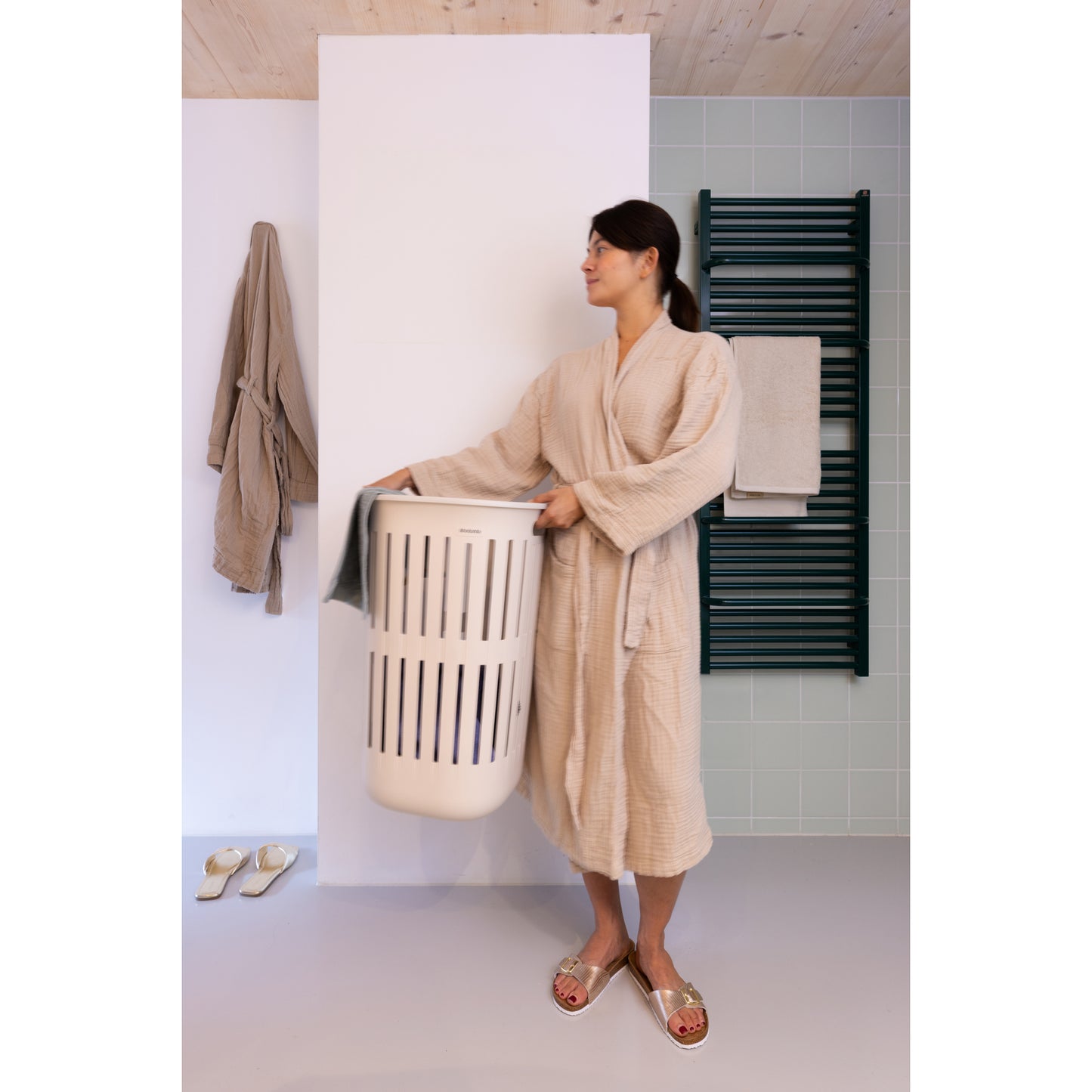 Collect-It Laundry Basket 55L - Soft Beige