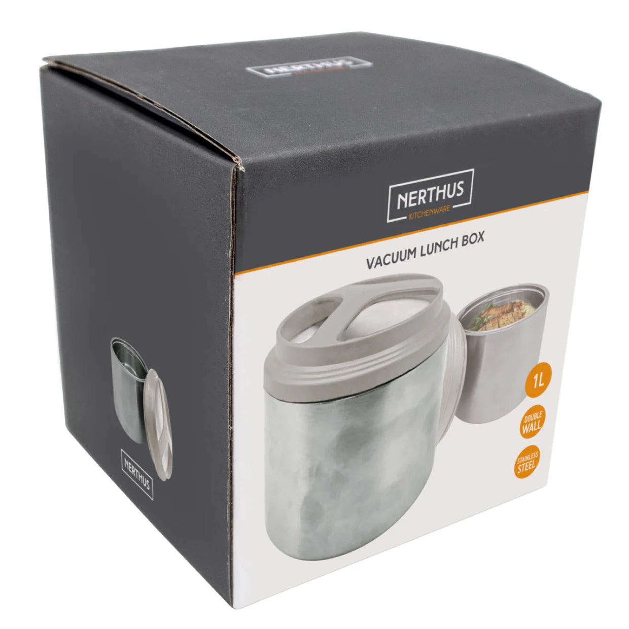 Stainless Steel Food Thermos, 1L - The Organised Store