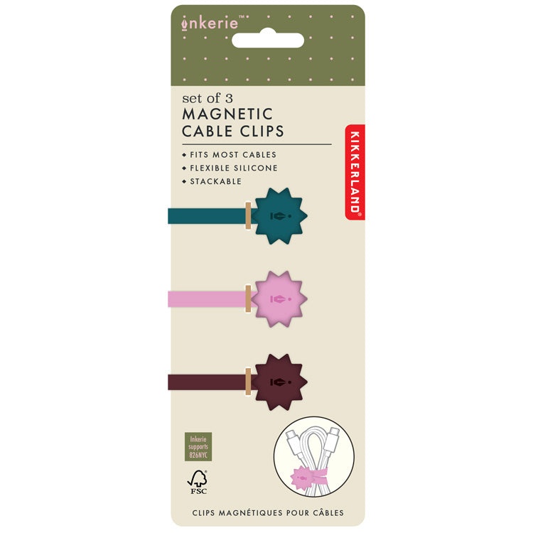 Inkerie Magnetic Cable Clips