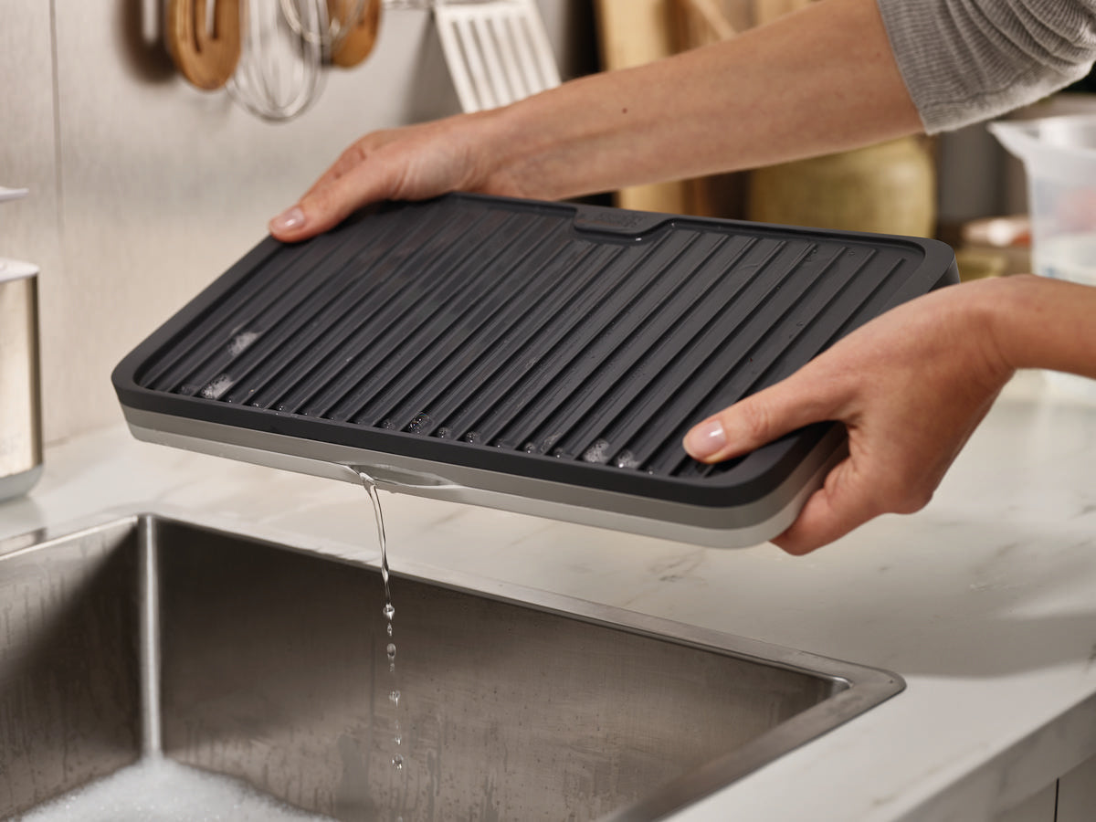 Tier Expandable Draining Mat - Grey