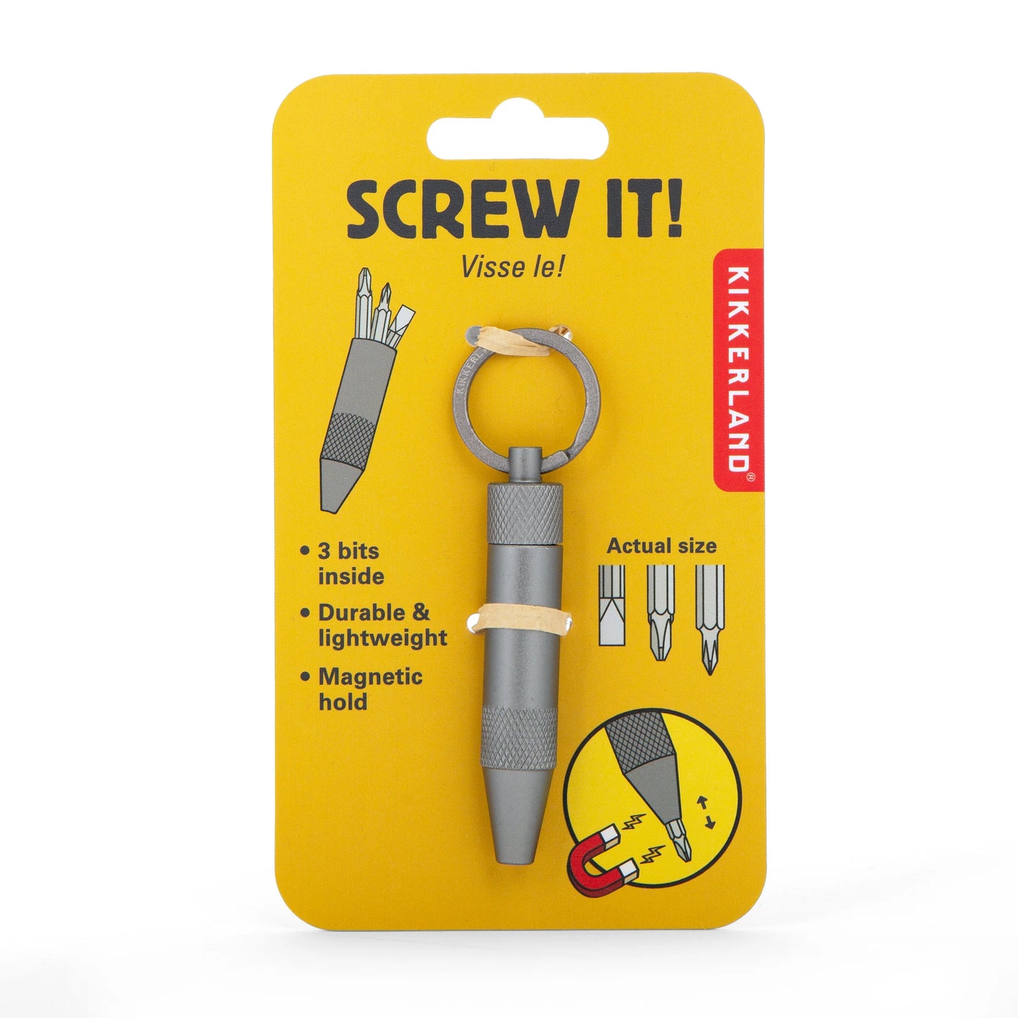 Mini Keychain Screwdriver, Screw It!