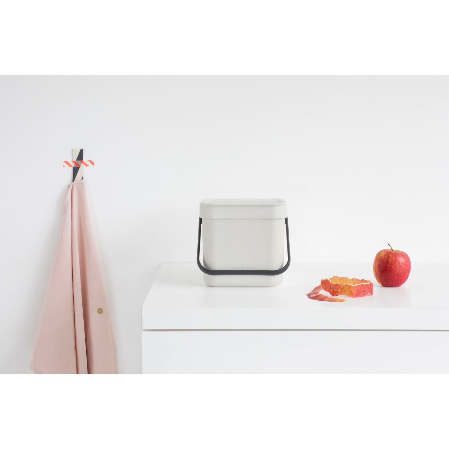 Sort & Go Waste Bin - Light Grey-3L - The Organised Store