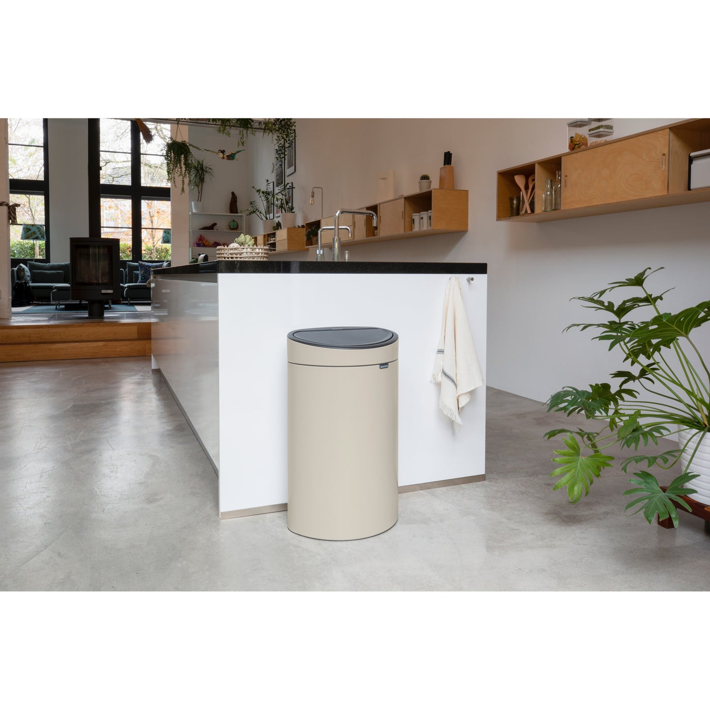 Touch Bin 40L- Soft Beige