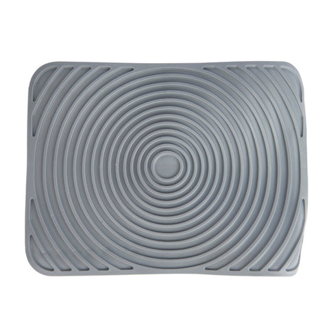 Microfibre Dish Drying Mat, 47 X 40 CM - Dark Grey