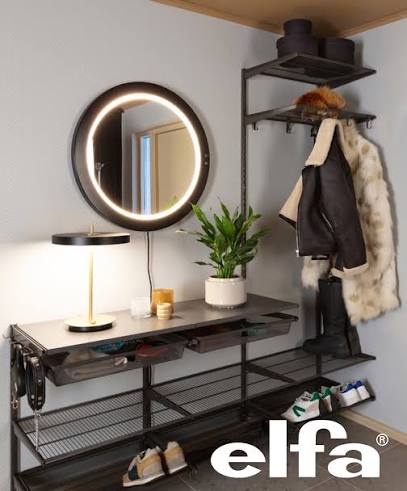 Click-in Melamine Shelf W: 60 D: 40- Graphite - The Organised Store