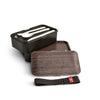 Lunchbox With Cutlery 1.2L - Wooden Brown