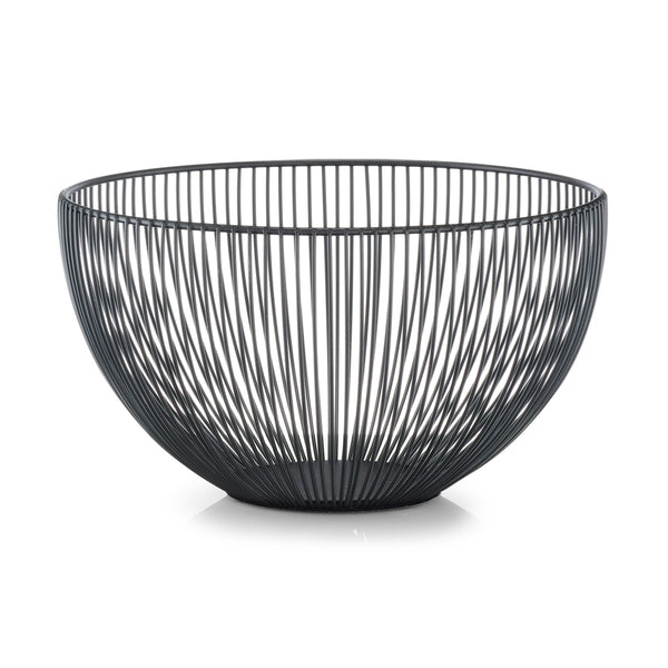 Fruit Basket, Metal - Black Ø25cm