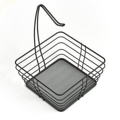 Fruit Basket, Metal - Black