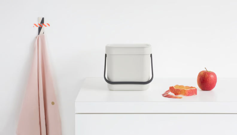 Sort & Go Waste Bin - Light Grey-3L