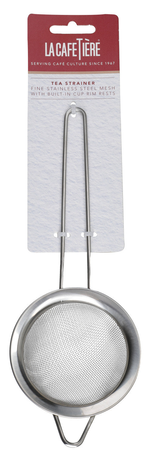 La Cafetière Long-Handled Tea Strainer, Stainless Steel
