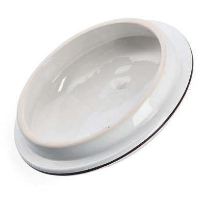 Onions Storage Container, 1620ml, Ceramics - White