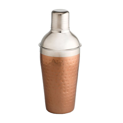 BARCRAFT COPPER STAINLESS STEEL "LET THE PARTY BE-GIN" HIP FLASK