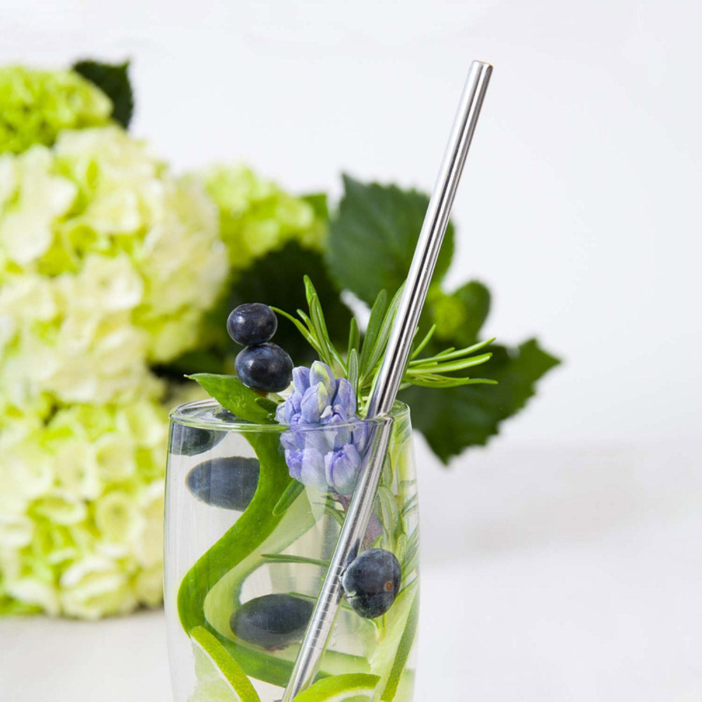 BarBados Stainless Steel Drinking Straws