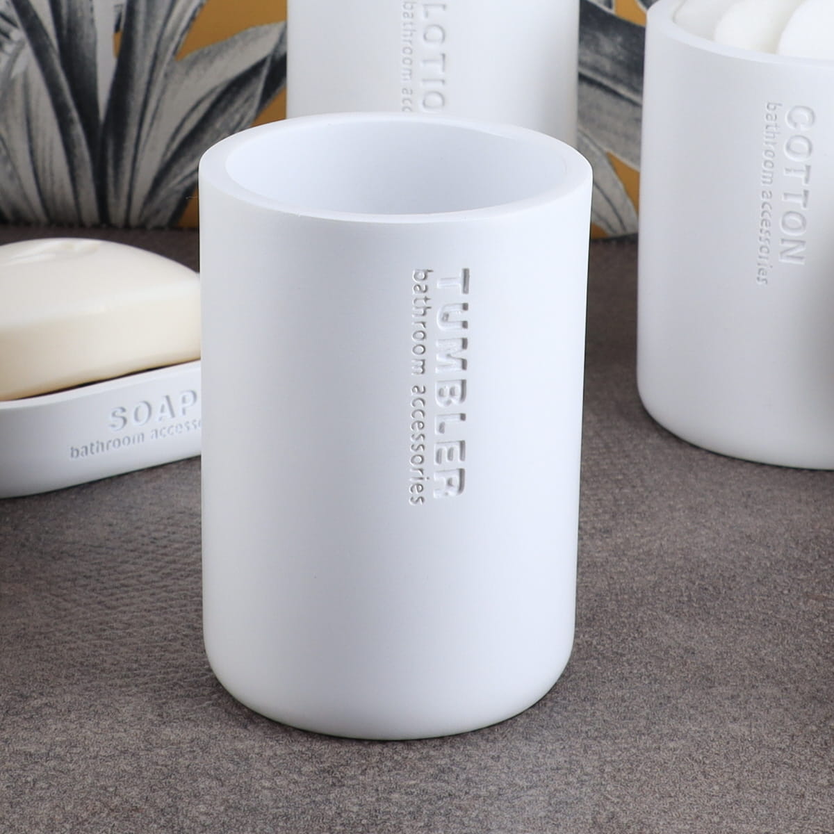 Polyresin Tumbler - Matte White