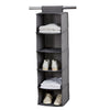 Closet Hanging Organiser- 5 shelves- Premium Quality - The Organised Store