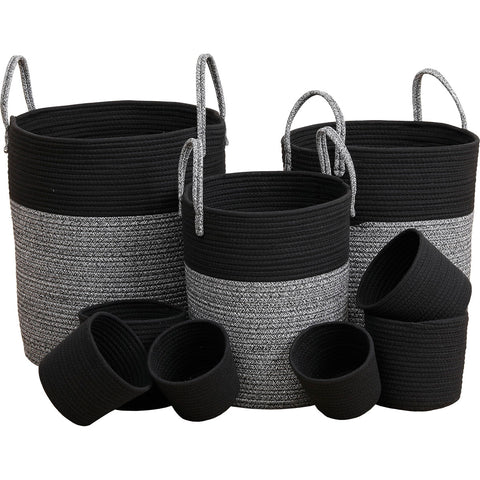 Rectangular Bamboo Baskets - Set of 4