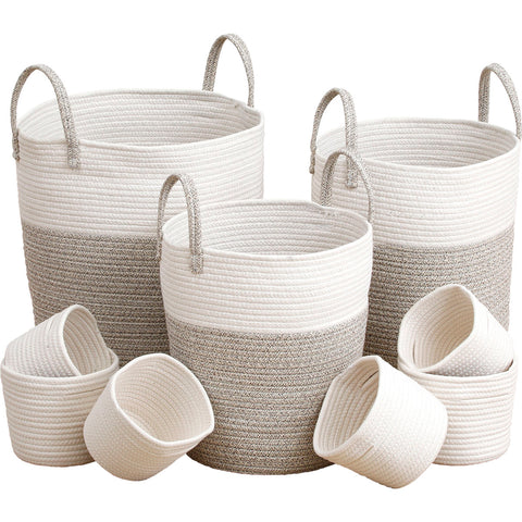 Jute Laundry Baskets - Various Sizes