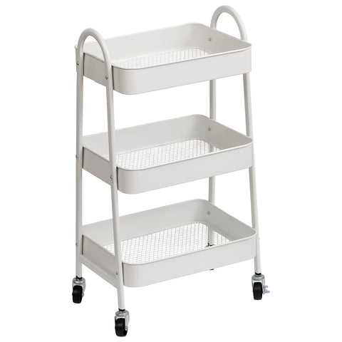 The Home Edit Clear Rolling Cart